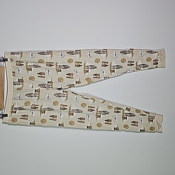 Star Wars Pants - Star Wars Beige and Gold Women's Leggings